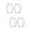 4 Pcs Electroplate Anti Scratch Case For Watch Active 2 44mm 7