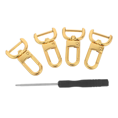 3 Sets Swivel Clasp Detachable Snap Hook For Bag Strap Replacement