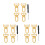 3 Sets Swivel Clasp Detachable Snap Hook For Bag Strap Replacement 4