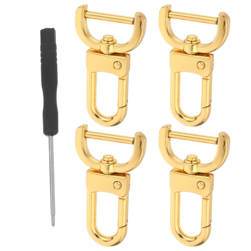 3 Sets Swivel Clasp Detachable Snap Hook For Bag Strap Replacement 2