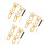 3 Sets Swivel Clasp Detachable Snap Hook For Bag Strap Replacement 9