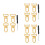 3 Sets Swivel Clasp Detachable Snap Hook For Bag Strap Replacement 8