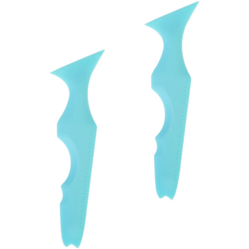 10 Pcs Multi-Function Eyeliner Stencil And Silicone Mascara Applicator 1