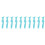 10 Pcs Multi-Function Eyeliner Stencil And Silicone Mascara Applicator 11