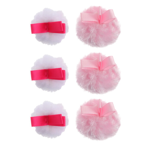 12 Pcs Fluffy Round Makeup For Face Cosmetic Powder Application