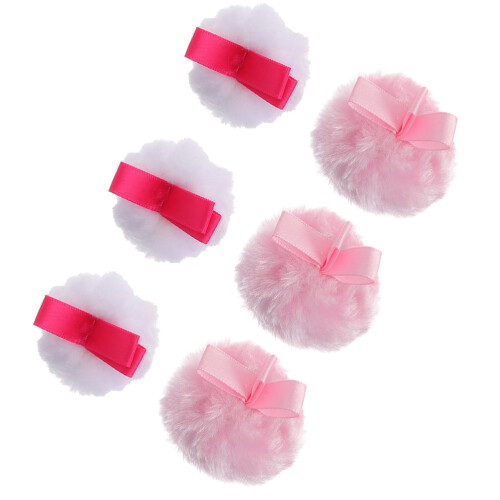 12 Pcs Fluffy Round Makeup For Face Cosmetic Powder Application 1