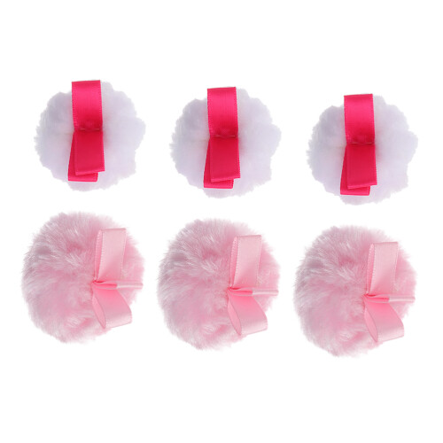 12 Pcs Fluffy Round Makeup For Face Cosmetic Powder Application 2