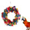 2 Pcs Parrot Cotton Rope Hanging Swing Bird Chew Ring 11