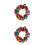 2 Pcs Parrot Cotton Rope Hanging Swing Bird Chew Ring 5