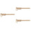 3Pcs Wood Ruler For Measuring Painting And Math Learning 8
