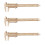 3Pcs Wood Ruler For Measuring Painting And Math Learning 10