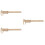 3Pcs Wood Ruler For Measuring Painting And Math Learning 9