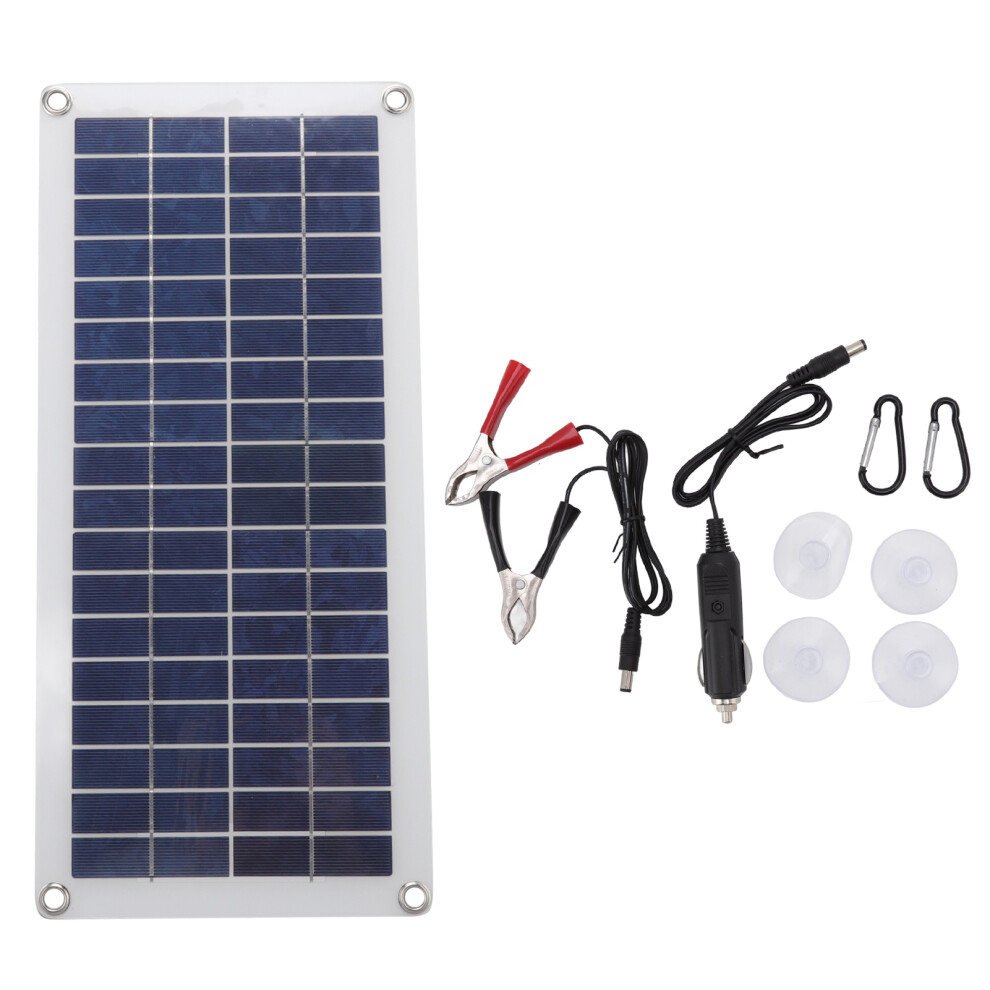 10W 12V Solar Panel High Efficiency Waterproof Portable Charger 685922775962