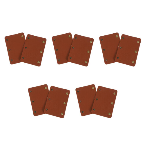 10 Pcs Pu Luggage Handle Covers For Suitcase And Handbag 1