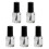 20Pièces Bouteilles Vernis Transparentes 10Ml Brosse Premium 1
