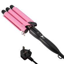 2 Pcs 22Mm Thermal Control Roll Head Hair Curler For Home And Salon Pink