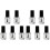 20Pièces Bouteilles Vernis Transparentes 10Ml Brosse Premium 3
