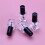 20Pièces Bouteilles Vernis Transparentes 10Ml Brosse Premium 10