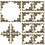 48 Pcs Vintage Metal Book Corner Protector Antique Bronze 2