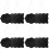 8 Pcs Small Wooden Blackboard Wall Hanging Message Board Double Sided 7