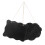 8 Pcs Small Wooden Blackboard Wall Hanging Message Board Double Sided 2