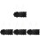 8 Pcs Small Wooden Blackboard Wall Hanging Message Board Double Sided 4