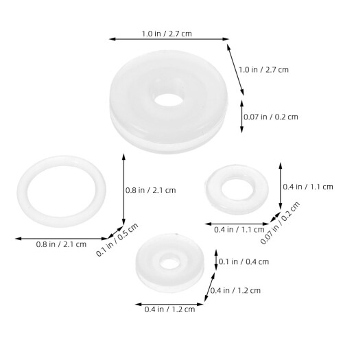 10 Sets Universal Silicone Valve Sealer Ring For Pressure Cooker 1