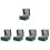 5Pcs Wear-Resistant Watch Case Pu Display Box 7