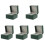 5Pcs Wear-Resistant Watch Case Pu Display Box 4