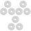 9 Pcs Sewer Deodorant Cover Drain Pipe Sealing Ring Tool 3