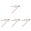 4 Sets Diy Wall Clock Hands Replacement Kit Japanese Pointer 4