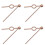 4 Sets Diy Wall Clock Hands Replacement Kit Japanese Pointer 7
