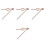 4 Sets Diy Wall Clock Hands Replacement Kit Japanese Pointer 5
