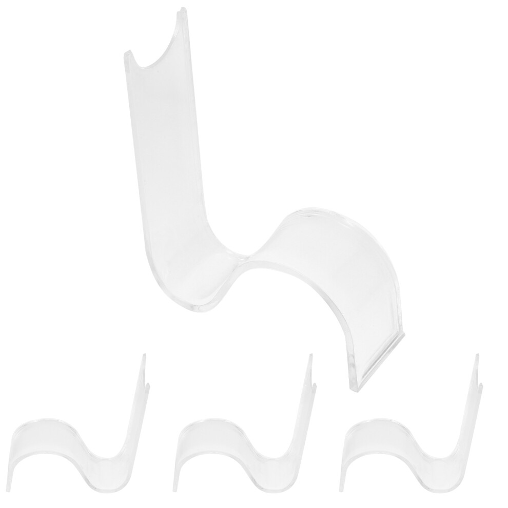 12 Pcs High-Heeled Shoes Display Rack Acrylic Transparent Holder-image-OPC-PKXZGFW-NEW