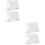 4 Sets Desktop Whiteboard Memo Board Write Note Board 8