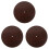 3Pcs Round Wall Clock Dial Replacement With Roman Numerals 4