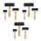 9 Pcs Rubber Rollers For Printmaking Ink Tool Set 9