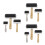 9 Pcs Rubber Rollers For Printmaking Ink Tool Set 5