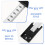 Metal Wall Mounted Height Measuring Tool With Plate Light Grey 8