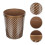 Coffee Plastic Trash Can Home Office Round Garbage Storage Bucket 3