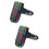 2Pcs Car Wireless Adapter Transmitter Fm Card Usb Player Charger 7