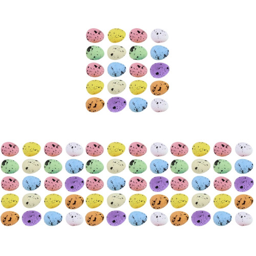 800 Pcs Colorful Miniature Foam Easter Eggs Bulk Decorative Stuffer 1