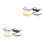Raindrops 16 Pcs Protective Goggles Windproof Splash-Proof For Outdoor 5