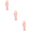 3Pcs Professional Nail Art Practice Hand Model Bendable Manicure Tool 9