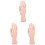 3Pcs Professional Nail Art Practice Hand Model Bendable Manicure Tool 2