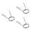 3Pcs Barbell Clip Spring Collars For Weightlifting Training 8