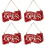 4Pcs Open Closed Sign Rustic Plaque Double Sided Hanging For Bars 5