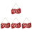 4Pcs Open Closed Sign Rustic Plaque Double Sided Hanging For Bars 2