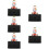 5 Sets Cute Toothpick Holder Storage Container Bird And Dispenser 11