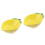 2 Pack Fruit Condiment Plate Travel Work Lemon Ceramic Bowl Bowls 9